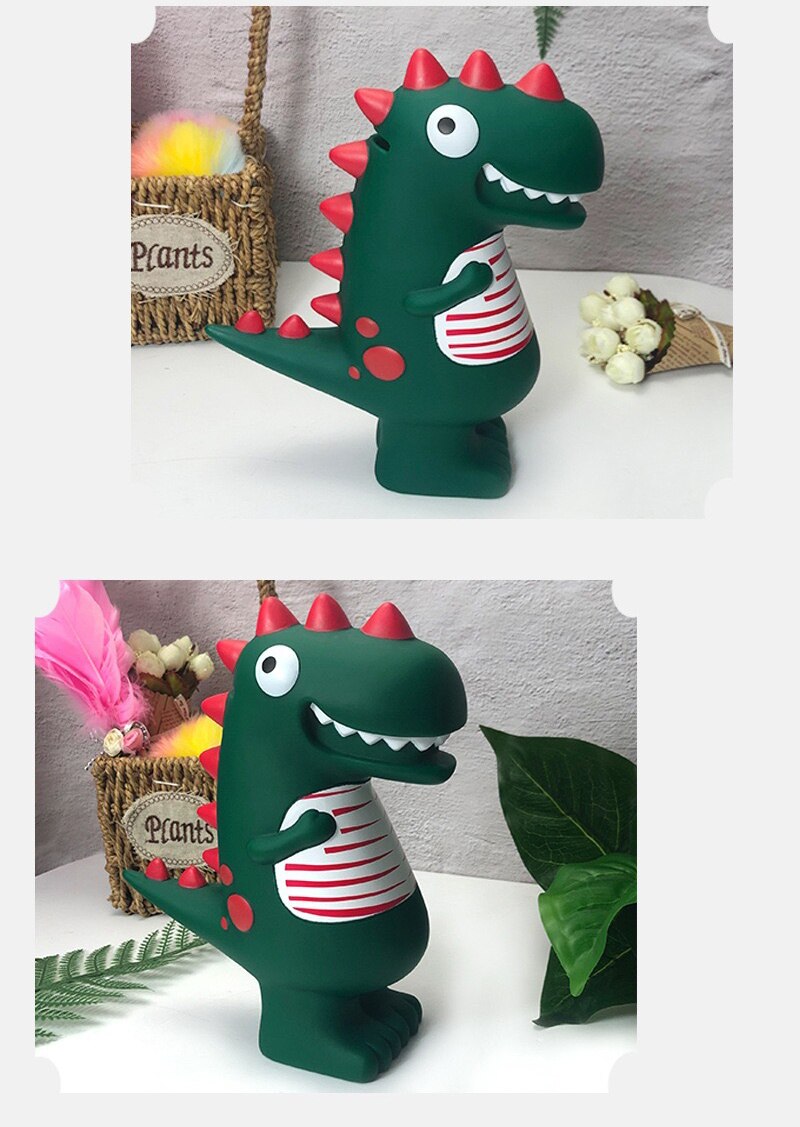Cartoon Dragon Piggy Bank Coin Storage Box Birthday Gift Home Decoration Piggy Bank Children Piggy Bank Piggy Bank Dinosaur EM00