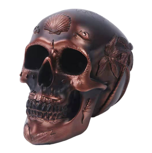 Skeleton resin handicraft personalized skull piggy bank ornament