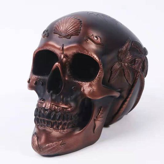Skeleton resin handicraft personalized skull piggy bank ornament