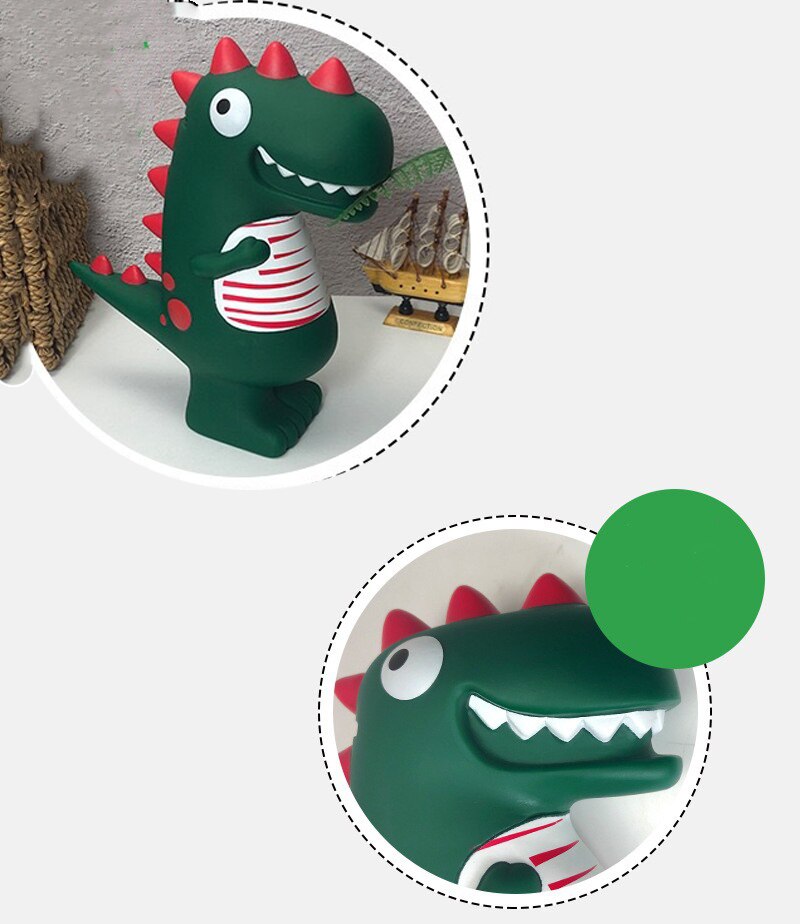 Cartoon Dragon Piggy Bank Coin Storage Box Birthday Gift Home Decoration Piggy Bank Children Piggy Bank Piggy Bank Dinosaur EM00